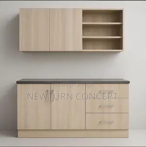Mini Luxury Kitchen Cabinets with Upper Unit
