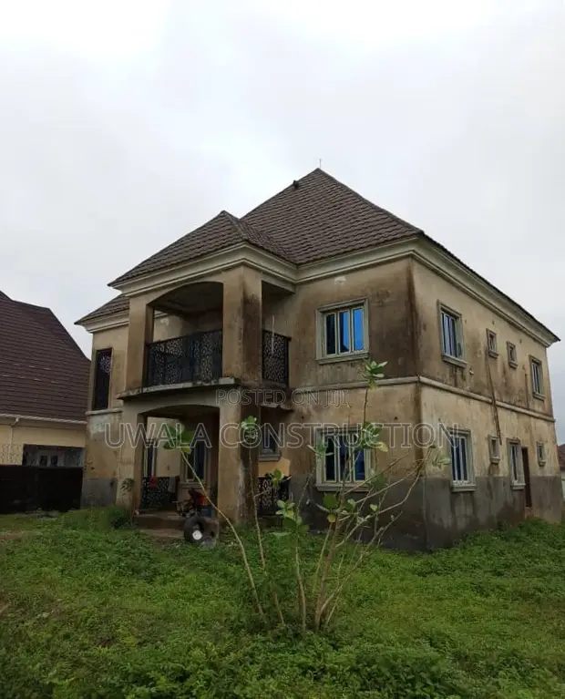 5-Bedroom Semi-Finished Duplex for Sale a ke Lugbe, Abuja - 1