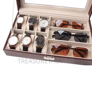 Wristwatch and Glasses Storage Organizer