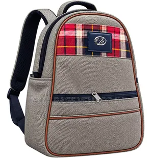 Uzoma's Handmade School Bags - Large, Gray Faux Leather
