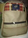 Uzoma's Handmade School Bags - Large, Gray Faux Leather - 4