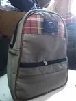 Uzoma's Handmade School Bags - Large, Gray Faux Leather - 5