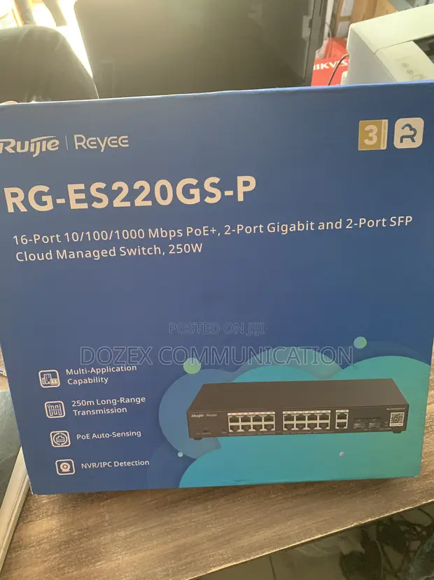 Ruijie RG-ES220GS-P 20-Port Gigabit PoE Smart Managed Switch - 1