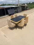 Arisekola Dining Set - kujeru 6, saman High Gloss - 4