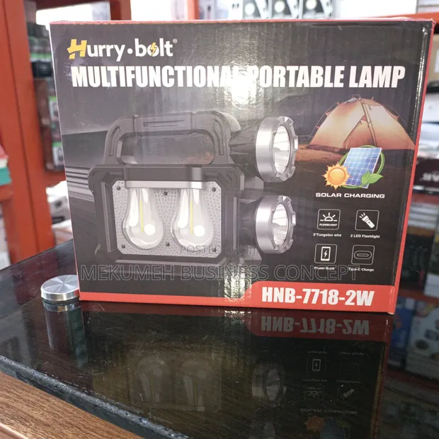 Double Touch Solar Rechargeable Lamp - 1