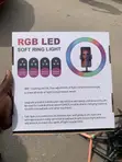 MJ26 10-Inch RGB LED Ring Light with Stand - 2