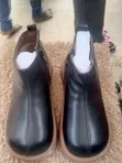 Quality Stock School Shoes - Black Leather Laces - 3