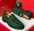Green Suede Luxury Shoes - 2