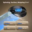 Tuya WiFi Robot Vacuum Cleaner Mop D10S MAX - 4