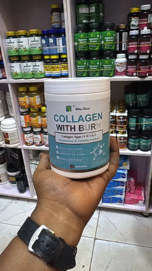 Wins Town Collagen Powder with Burn - 1