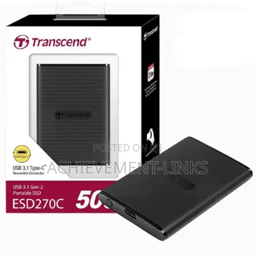 500GB Transcend External SSD - 1