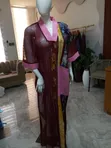 Ankara da Adire Da Aka Riga Dinka - Mata L - 1