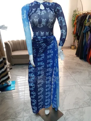 Already Sowed Ankara and Adire Dress - Women's Size L