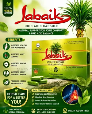 Labaik Uric Acid Capsule for Joint Wellness