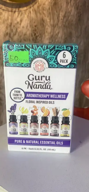 Guru Nanda Aromatherapy 6-in-1 Essential Oil Pack