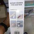 Rotary Drawer Type Soap Box (3 Tiers) - 2