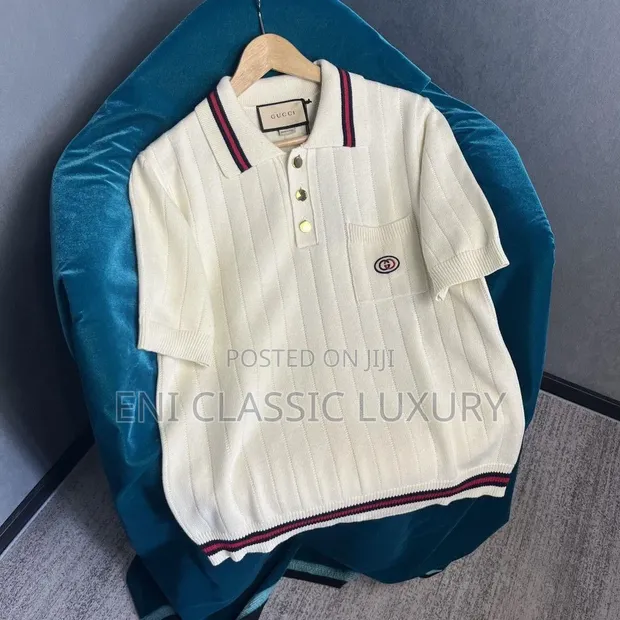Gucci Luxury Cotton T-Shirt na Maza - White, Sabo - 1