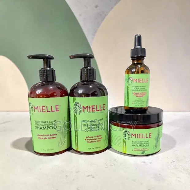 Mielle Rosemary Mint Strengthening Hair Care Set - 1