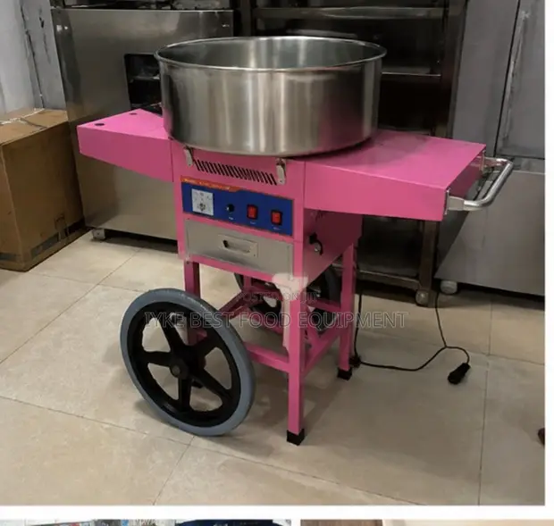 Sabon Injin Candy Floss tare da Jirgin Kafa - 1
