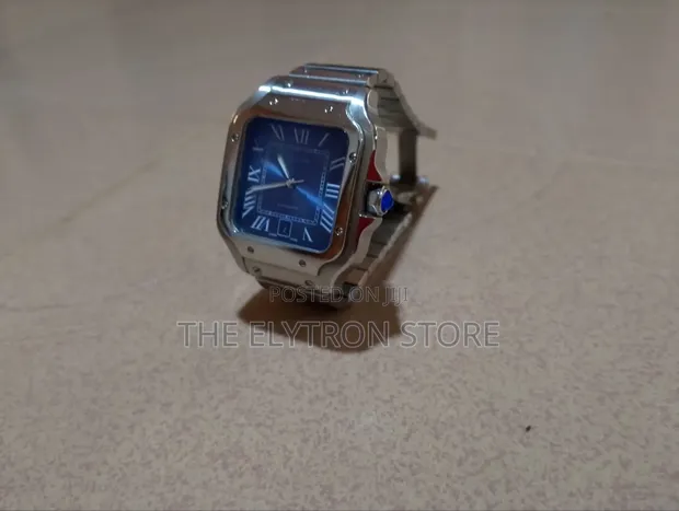 Cartier Santos Blue Dial & Omega Speedmaster - 1