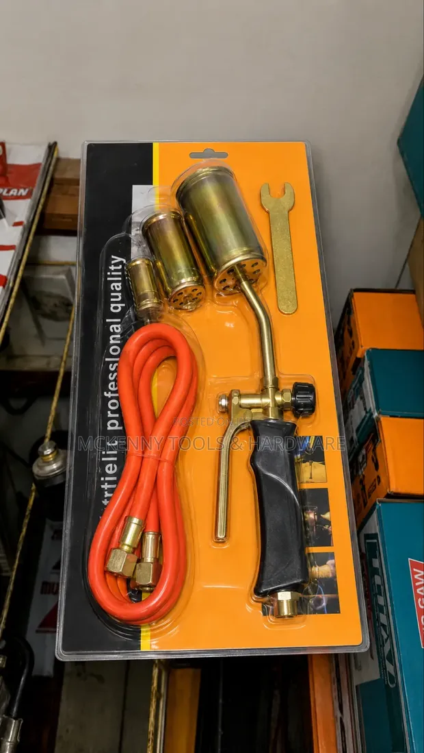 Gas Blow Torch Cutting Kit with Hose & 3 Nozzles - 1