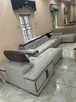 Luxury Animal Skin L-Shape Sofa - 2