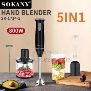 Brand New Sokany 5-in-1 Hand Blender