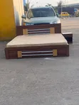 Home Interiors 6x6 Bedframe da Mattress da Side Drawer - 2