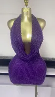 Quality Luxurious Ohpolly Backless Dress - 2