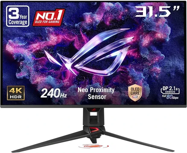 ASUS ROG PG32UCDMR 32" 4K 240Hz OLED Gaming Monitor - 1