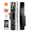 3D Face Recognition Smart Door Lock tare da Kamera & Fingerprint - 3