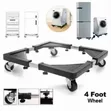 Adjustable Refrigerator and Washing Machine Stand - 2