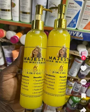 Majesty Oil Fitar Da Launi Mai Lembata Lotion