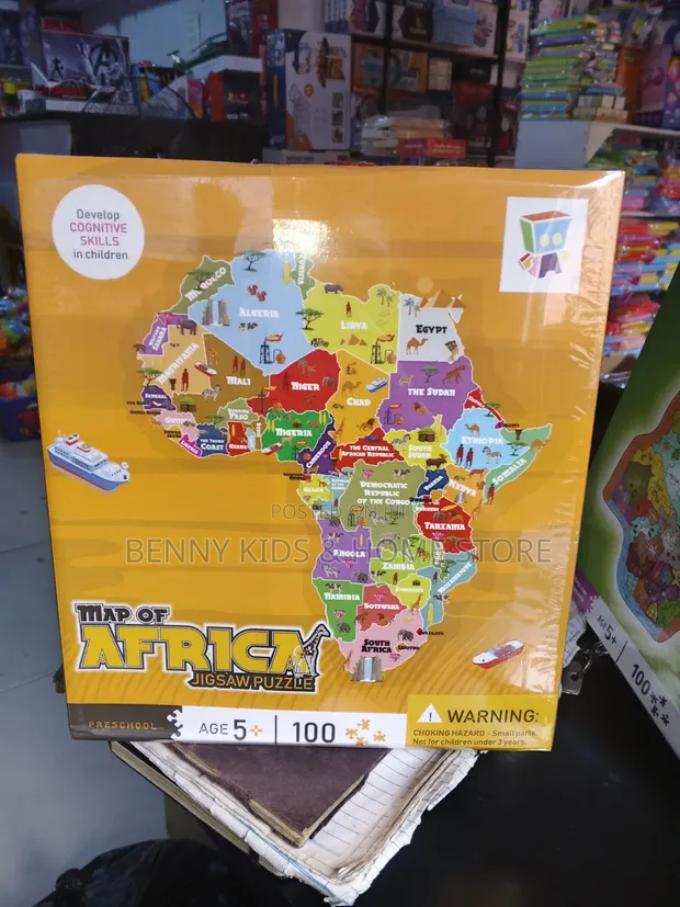 Map of Africa Jigsaw Puzzle Set - 1