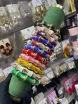 Tsofaffin Bangles masu Zana-zanen Geometric na Enamel - 1