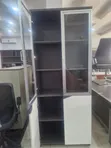 High-Grade Wooden Office Storage Cabinet with Glass Doors - 1