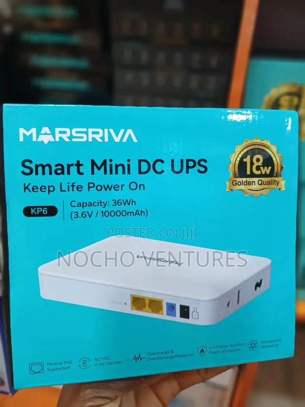 Marsriva 10000mAh Smart DC UPS Router Power Bank - 1