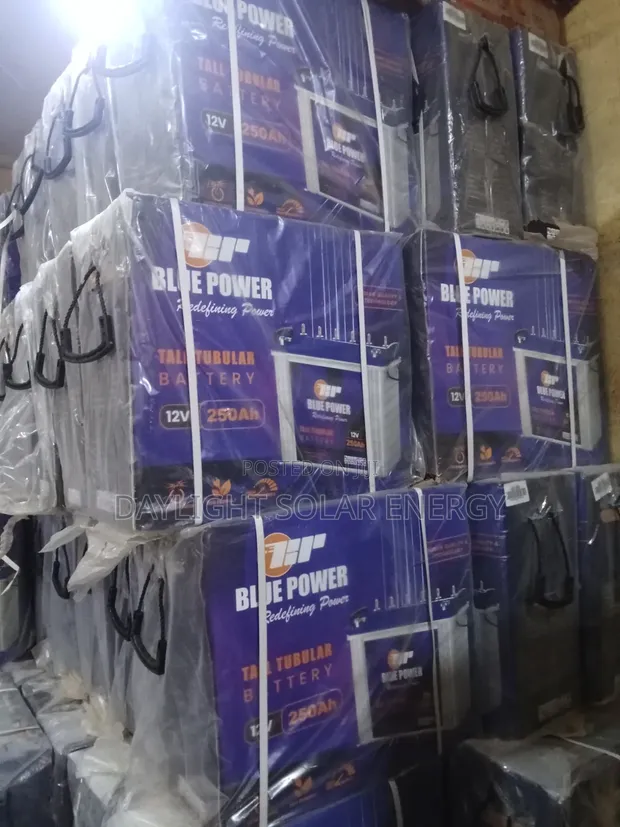 Blue Power 250Ah 12V Tubular Battery - Sabon Samfur - 1