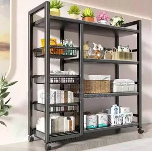 90cm Multipurpose Movable Storage Rack