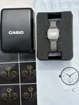 Casio Vintage LA670WEM-7 Kallon Silver Mesh - 2