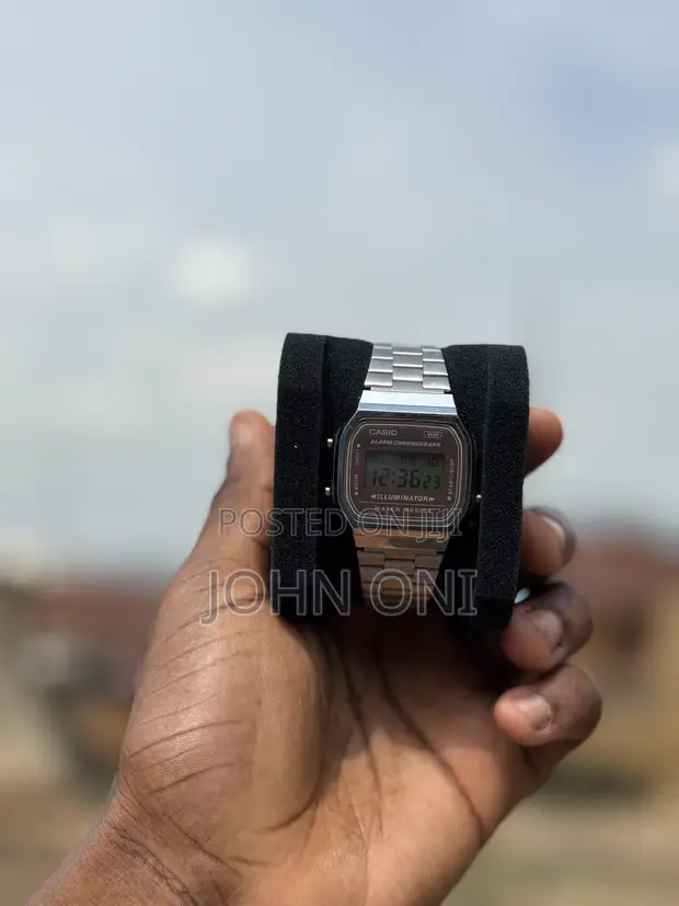 Casio Vintage A168WA-1 Stainless Steel Watch - 1
