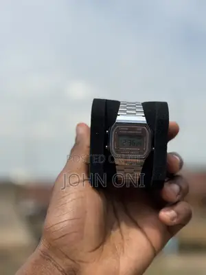 Casio Vintage A168WA-1 Stainless Steel Watch