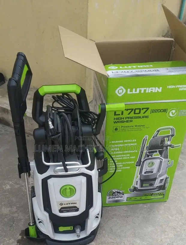 Lutian LT707-2200B High Pressure Washer 2200W 170Bar - 1