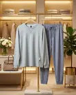Serenity Unisex Knit Lounge Set - 1