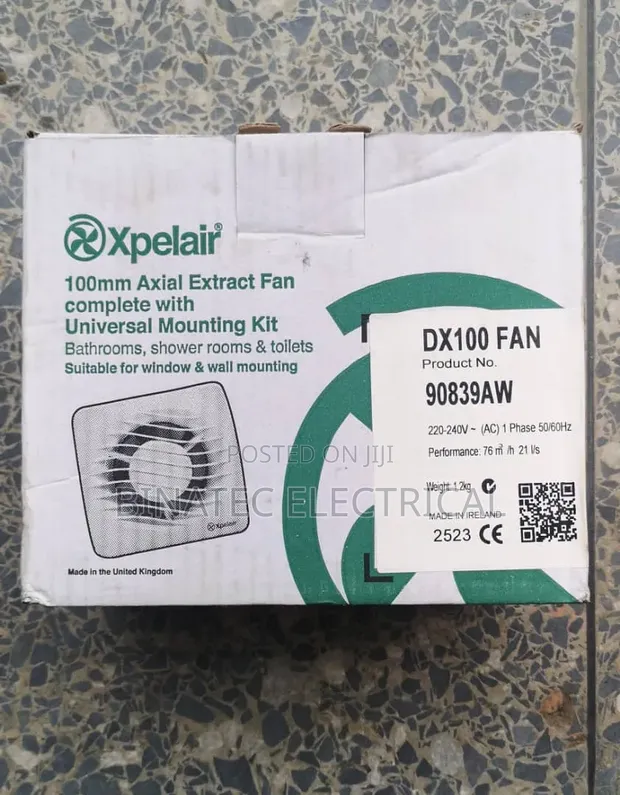 Xpelair 4" Fan Mai Fitarda Iska - 1