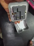 Original ABB 1-Gang 13A Metal Clad Switched Socket Outlet - 2