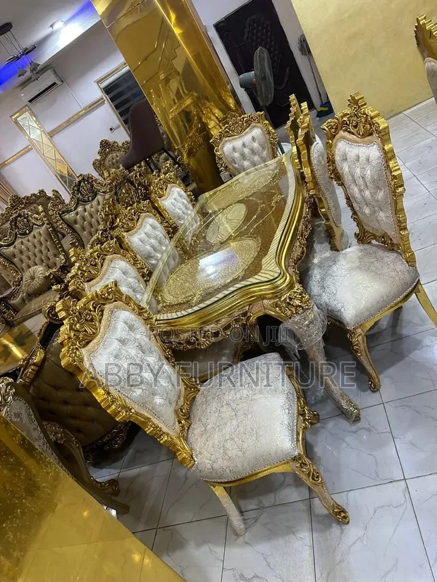 Turkish Classic Dining Table Set na 8 - 1
