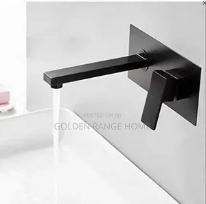Matt Black Concealed Mixer Faucet