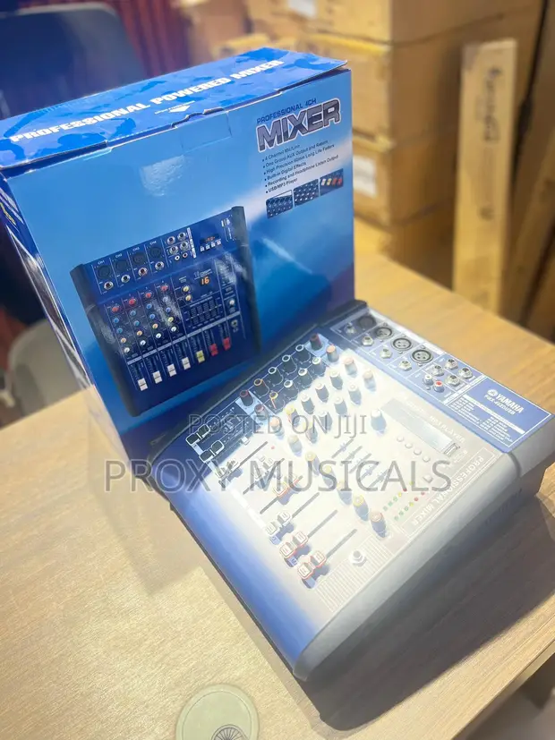 Yamaha 4-Channel Mixer Mai Ƙarfi - 1