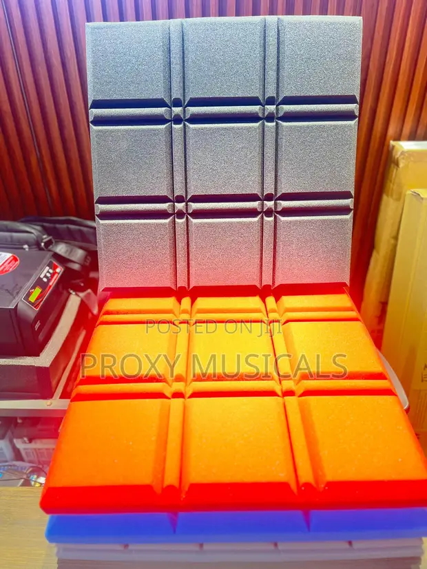 Acoustic Wall Foam Soundproof Panel 50cmx50cm - 1